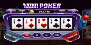 Mini Poker Bong vip - Game cá cược siêu thưởng cực khủng